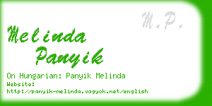 melinda panyik business card